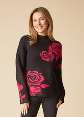 Floral sweater