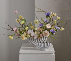 Sculptured vase