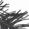 Black fringe scarf