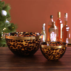 Tortoise glass bowl