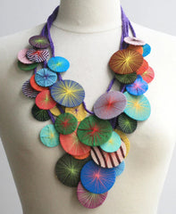Multi saucers necklace