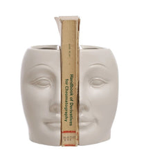 Stoneware vase/bookends
