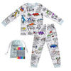 Color in pajamas