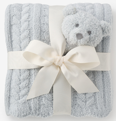 Blanket and rattle set