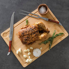 Pakkawood carving set with board
