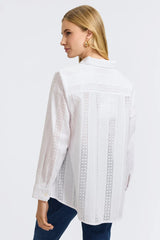 Eyelet shirt
