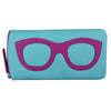 Leather eyeglass case