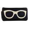 Leather eyeglass case