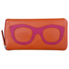 Leather eyeglass case