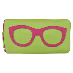 Leather eyeglass case