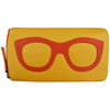 Leather eyeglass case