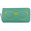 Leather eyeglass case