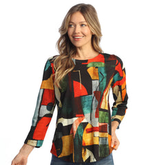 Cubism print tunic