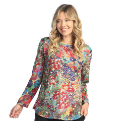 Floral tunic top