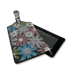 Crystal luggage tag
