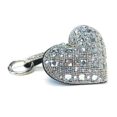 Rhinestone heart adornment