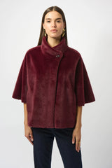 Faux fur jacket
