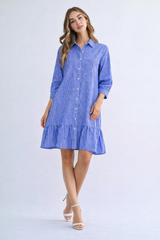 Striped shirt dress