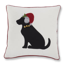 Santa dog pillow