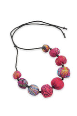 Vintage silk necklace