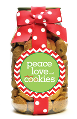 Peace Love cookies
