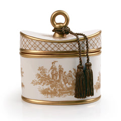 Japanese quince candle