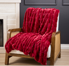 Faux fur throw