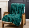 Faux fur throw