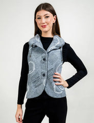 Pouff collar vest