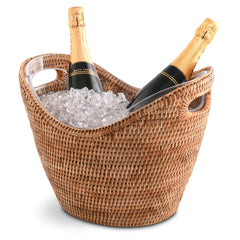 Rattan ice tub
