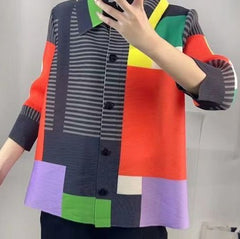 Color block jacket