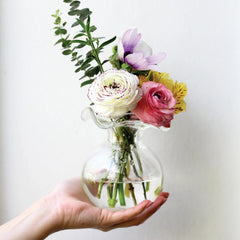 Hibiscus bud vase