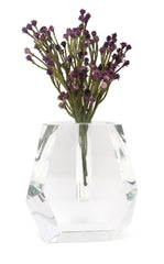 Crystal bud vase