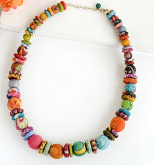 Kantha necklace