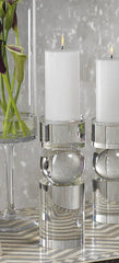 Crystal candle holder