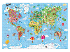 Giant world puzzle