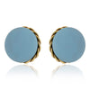 Macaron clip earrings