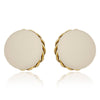 Macaron clip earrings
