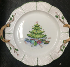 Handpainted porcelain platter