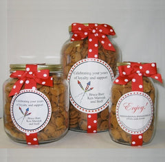 Custom label cookies from