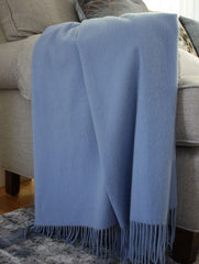 Cashmere blend throw