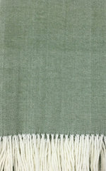 Herringbone throw