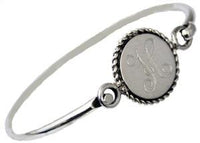 Monogrammed bracelet