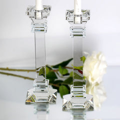 Pr. Crystal candleholders