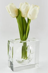 Crystal bubble vase