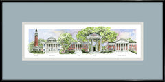 Campus landmark print