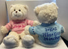 Teddy bear with personalized sweater