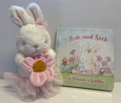 Blossom Bunny and book