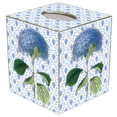 Hydrangea tissue box cover
