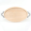 Personalized oval cutting board